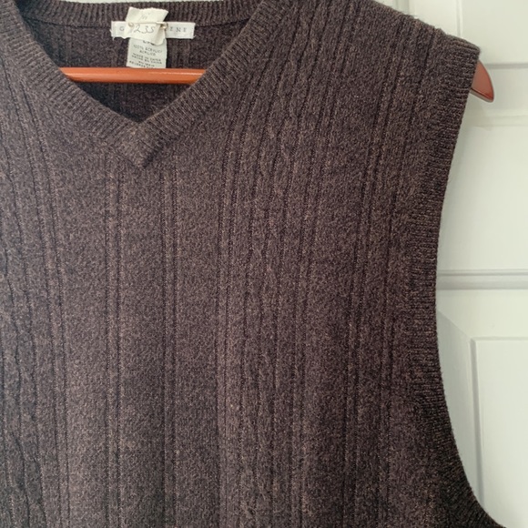 Geoffrey Beene Brown Sweater Vest - Picture 2 of 8